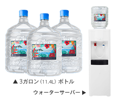 ハワイアンウォーターサーバー、ボトル