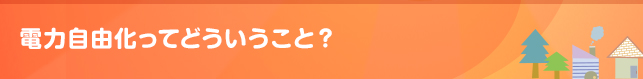 電力自由化ってどういうこと？